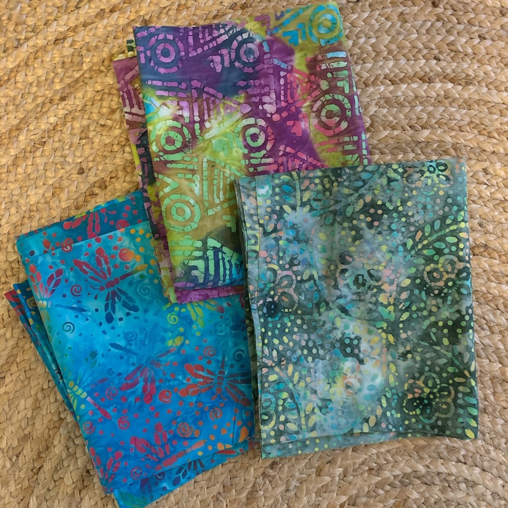 Bundle of fabrics, masks, hats, crafts